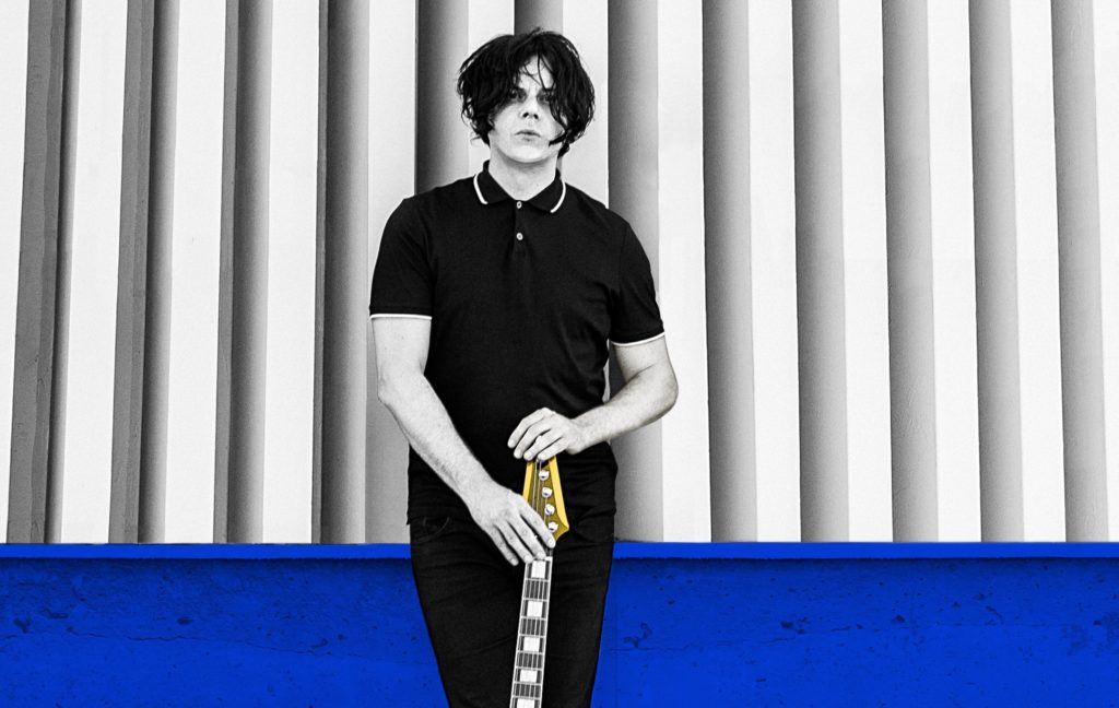 Jack White with guitar