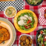 A variety of dishes from Morelia's Italian Fried Chicken in Ferndale, Mich.