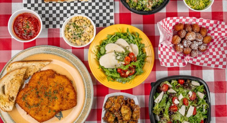 A variety of dishes from Morelia's Italian Fried Chicken in Ferndale, Mich.