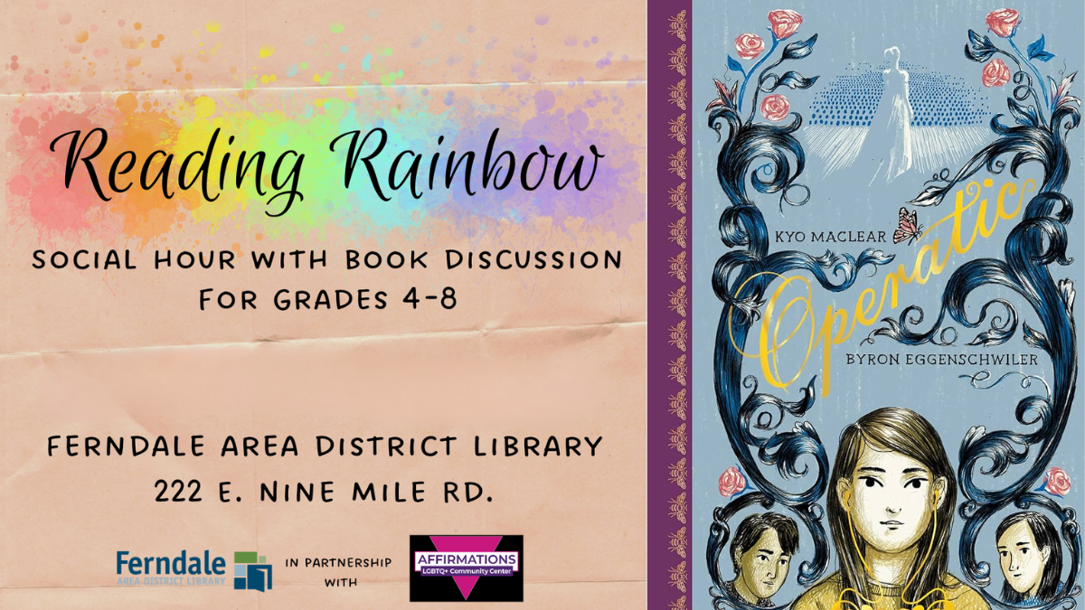 Ferndale Library and Affirmations co-host the Reading Rainbow book club.