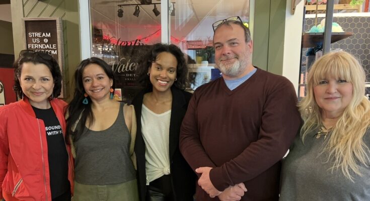 Cinderellas on the Dance Floor organizers with "The 11th Hour" hosts.
